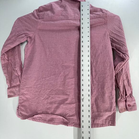 Blair Top Women Size M Pink Button Up Embroidered Floral 100% Cotton STAINS - Picture 5 of 7